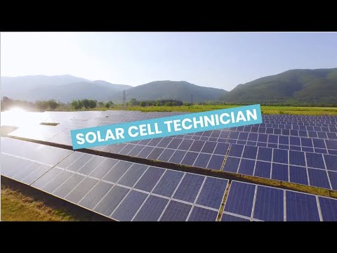 Solar cell technician video 1