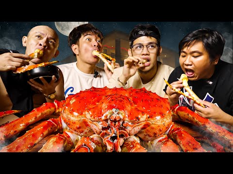 BG KING CRAB MUKBANG - MAKE US LAUGH (WINS) 