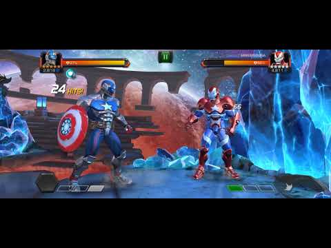 buffed civil warrior gameplay 5 star r1- lot of damage after ranking up|marvel contest of champions|