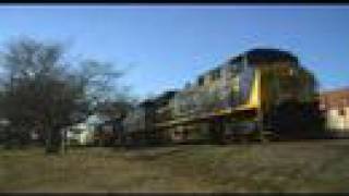 preview picture of video 'CSX Q460 Mixed Freight at Conyers, GA'