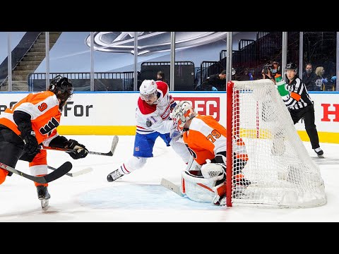 Gallagher bats puck out of mid-air to give Canadiens lead
