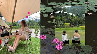 (sub) BRB, city life ⛺️ let's go glamping! 和大自然一起度过的周末 💚 第一次露营