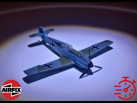 Airfix - Timelapse - 1:72 Messerschmitt Bf109E-3 - Complete Build