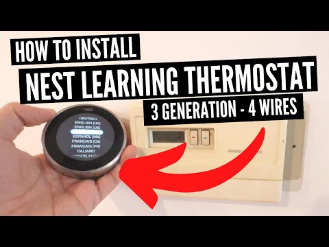 How To Install Nest Learning Thermostat 3rd Generation