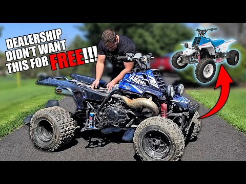 Abused Yamaha Banshee saved after Years of Bad Ownership & Abuse