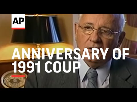 Anniversary of 1991 coup plus Gorbachev interview