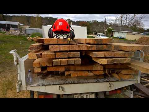 Cutting Framing timber with the Lucas Mill - Part 3