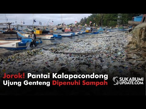 Video: Pantai Kalapacondong Ujung Genteng Sukabumi Dipenuhi Sampah