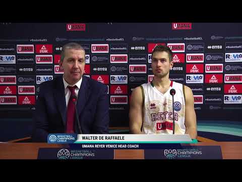 Umana Reyer - Fribourg Olympic: De Raffaele post partita