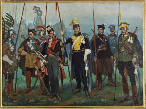 Military sabre fencing in Poland over the centuries.