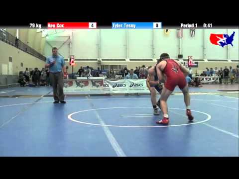 Ben Cox vs. Tyler Tesny at 2013 ASICS University Nationals - FS