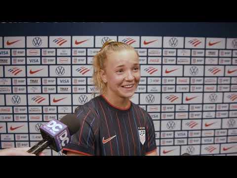 Post-Match Mixed Zone | Claire Hutton | USWNT vs. Canada