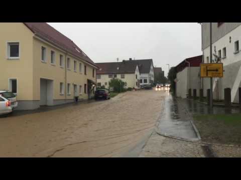 Hochwasser in Ringschnait Baden Würtemberg | 29.05.2016