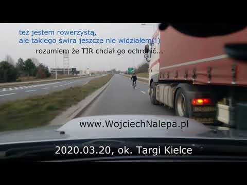 2020.03.20 Kielce -wariat na drodze