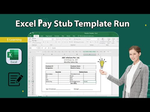 Pay Stub Example Excel