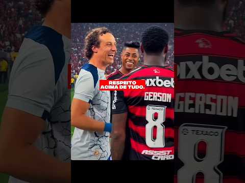 O RESPEITO DOS JOGADORES DO FLAMENGO PELO DAVID LUIZ!🙏🏼 #flamengo #futebol #brasil #shorts