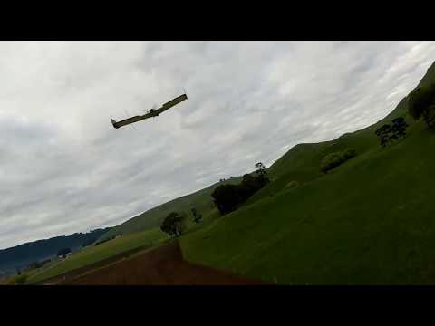 FPV Flying Wing Proximity, Downhill and Chasing