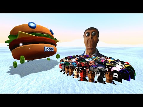 Obunga Nicos nexbots Vs Fancy Cars (Part 9) Garry's Mod