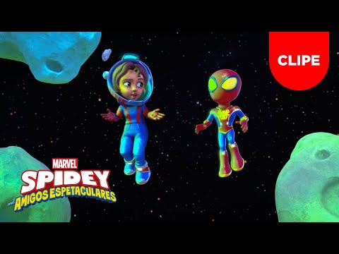 Capa de AVENTURA NO ESPAÇO | SPIDEY E SEUS AMIGOS ESPETACULARES | CLIP