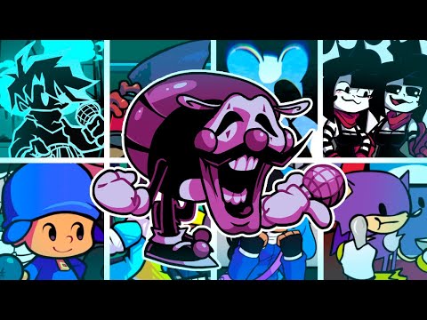 ENDLESS D-SIDE but Every Turn a Different Character Sings🎙 (FNF Endless D-Side but Everyone Sing It)