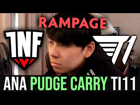T1 vs Inf - Ana PUDGE CARRY on The International 2022