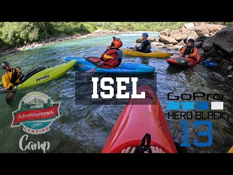 Auf der Isel von Ainet durch Lienz bis in die Drau Kajak Wildwasser GoPro Hero Black 13