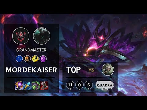 Mordekaiser Top vs Camille - EUW Grandmaster Patch 11.8