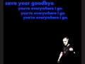 mike posner - save your goodbye; (lyrics on screen ...