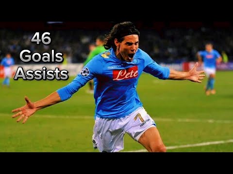 Edinson Cavani | All 46 Goals & Assists in 2012/13 | Classic Ballers