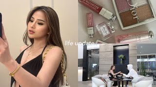 VLOG • life update, grwm makeup routine, cafe date w my crush.