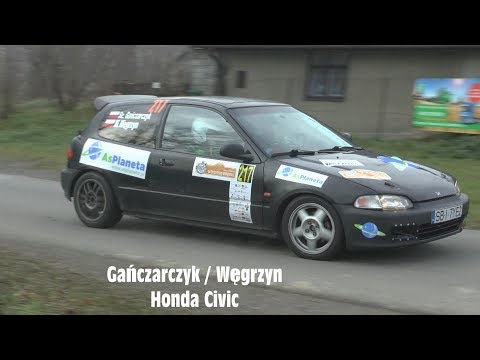 44 Rajd Cieszyńska Barbórka 2018 - SKJS - Szymon Gańczarczyk / Mirosław Węgrzyn - Honda Civic