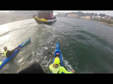 Testing a new way to film downwind paddling