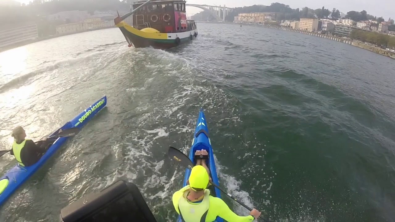 Testing a new way to film downwind paddling