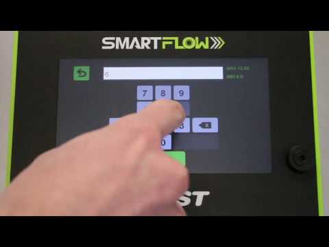 Editing an existing job on the SmartFlow<sup>®</sup> controller.