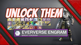 destiny 2 how to unlock eververse engrams