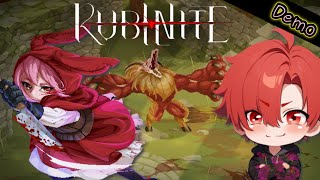 【ルビナイト】高難度ボスラッシュ系アクション新作を初見で体験！！【デモ版】