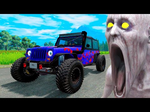 Escape From The Shy Guy (SCP-096) | Car Ride Chase | BeamNG Drive [Episod 5]