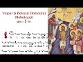Tropar La Botezul Domnului Glas 1 Idiomelar II