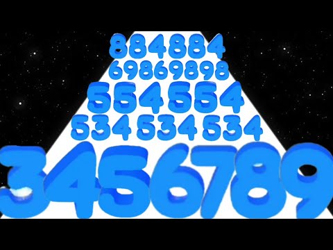 Ball Balloon Run vs Number Run 3d - Sastifying Mobile Game, Max Level