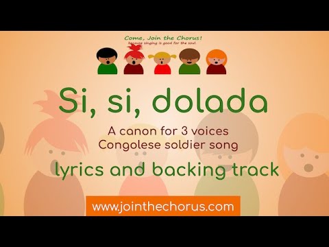 SI SI DOLADA (backing and lyrics)