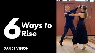 6 Ways to Rise | &quot;My Fair Lady&quot; Audrey Hepburn | Ballroom dance lesson