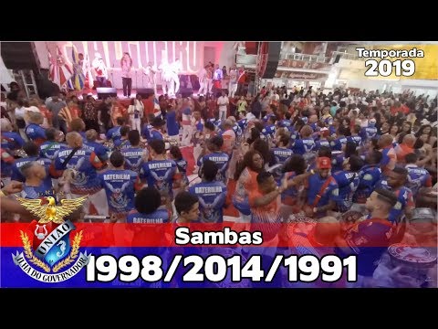 União da Ilha 1998, 2014 e 1991 - Bateria no Salgueiro Convida - Apoteose ao vivo - #SC19