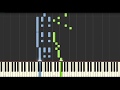 Yann Tiersen - Les Retrouvailles (Synthesia Tutorial)