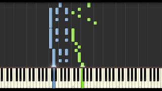 Yann Tiersen - Les Retrouvailles (Synthesia Tutorial)