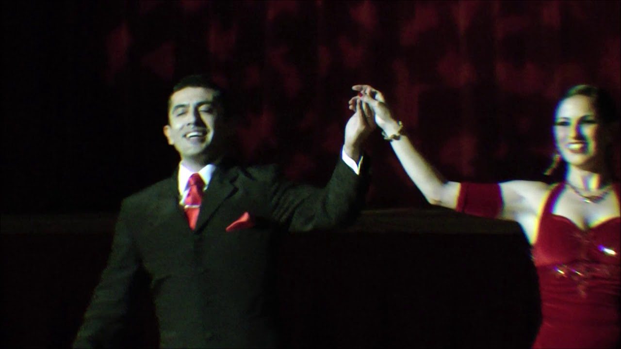 Daniel Juarez, Alejandra Armenti y Valentin at Vecher Tango August 17, 2019