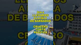 Lo que ves al llegar a puerto en Barbados #cruisevlog #travelvideos #shorts