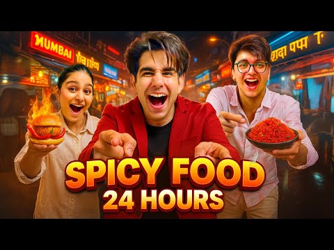 EATING ONLY SPICY FOOD FOR 24 HOURS | Rimorav Vlogs