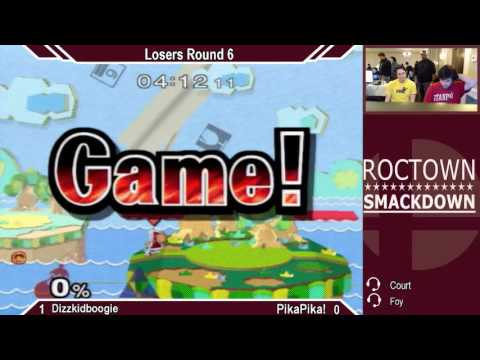 Roctown Smackdown - Melee - Winners Finals - dizzkidboogie vs PikaPika!