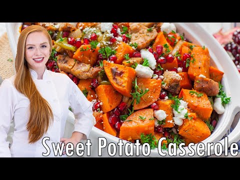 EASY Pork & Sweet Potato Casserole Recipe! Perfect for...
