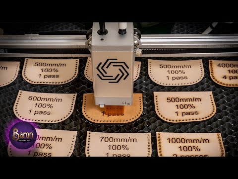 Can a 10watt Diode Laser cut leather patterns and stitching holes? Aufero Laser 2 Lu2-10a 10 Watt.